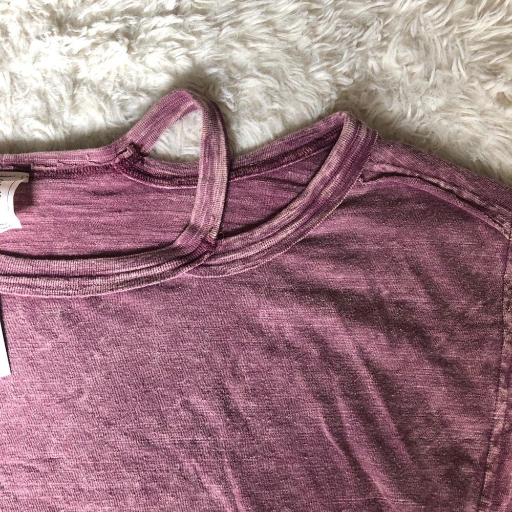 💎BNWT Free People split collar top💎